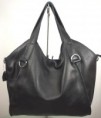 Black 100% Genuine Leather Oversize Handbag (FREE POSTAGE)